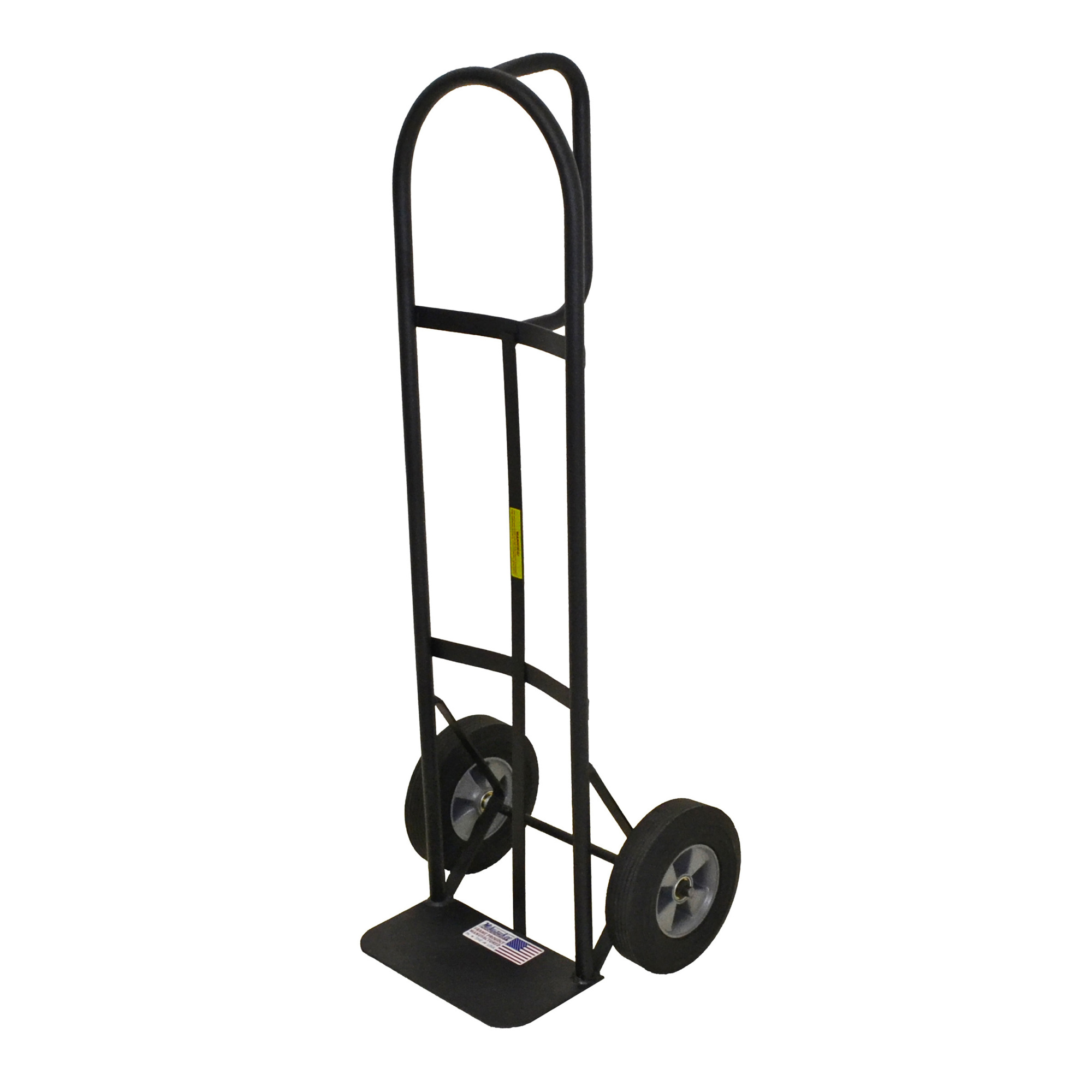 Milwaukee Hand Trucks D-Handle Hand Truck — 800-Lb. Capacity, 10in. Solid Tires, 18in. Wide Toe Plate, Model# DC37019